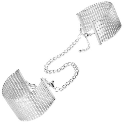 Bijoux Indiscrets Désir Métallique -rannemansetit, hopeanväriset