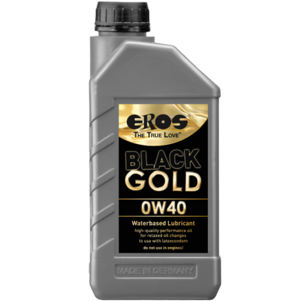 Eros Black Gold 0W40 -vesipohjainen liukuvoide, 1000 ml