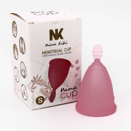 NINA KIKÍ - MENSTRUAL CUP PINK SIZE S 6 + 1 FREE