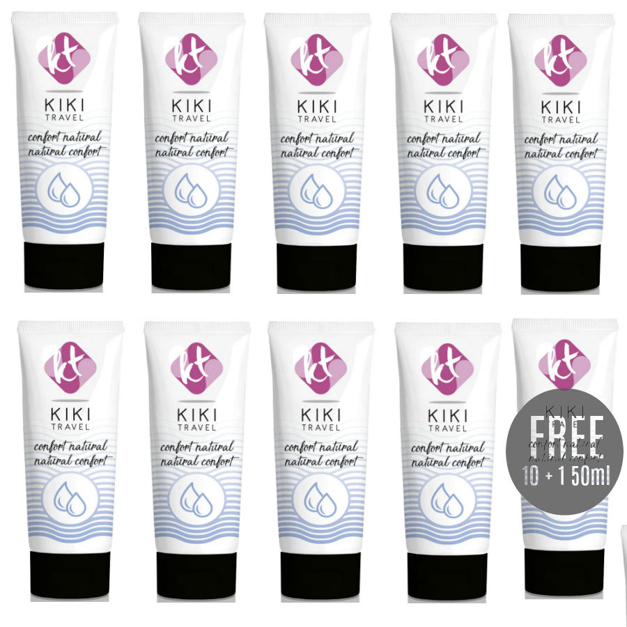 KIKÍ TRAVEL - CONFORT NATURAL LUBRICANT 50 ML 10+1 FREE