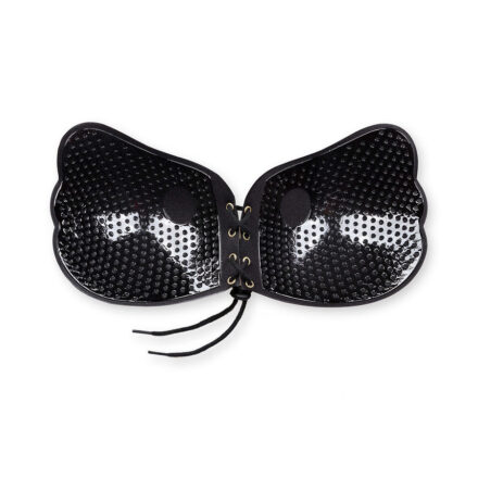 Bye Bra Lace It -liimautuvat rintaliivit, musta, A-kuppi