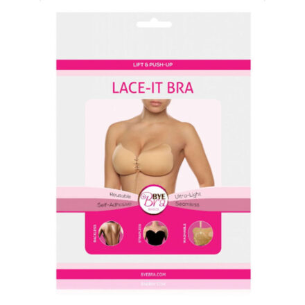 Bye Bra Lace-It Enhancement Push-Up -rintaliivit, musta, D-kuppi