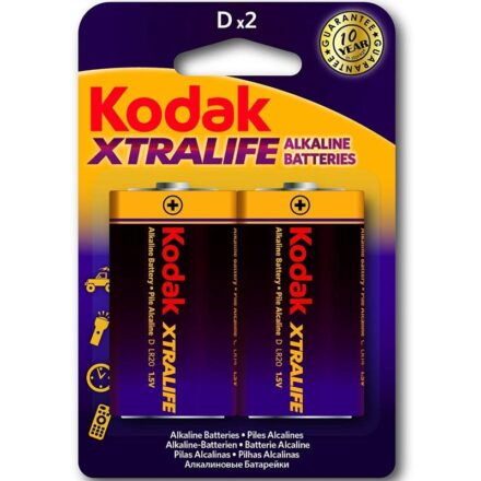 KODAK - XTRALIFE ALKALIPARISTOT LR20 D 1,5V