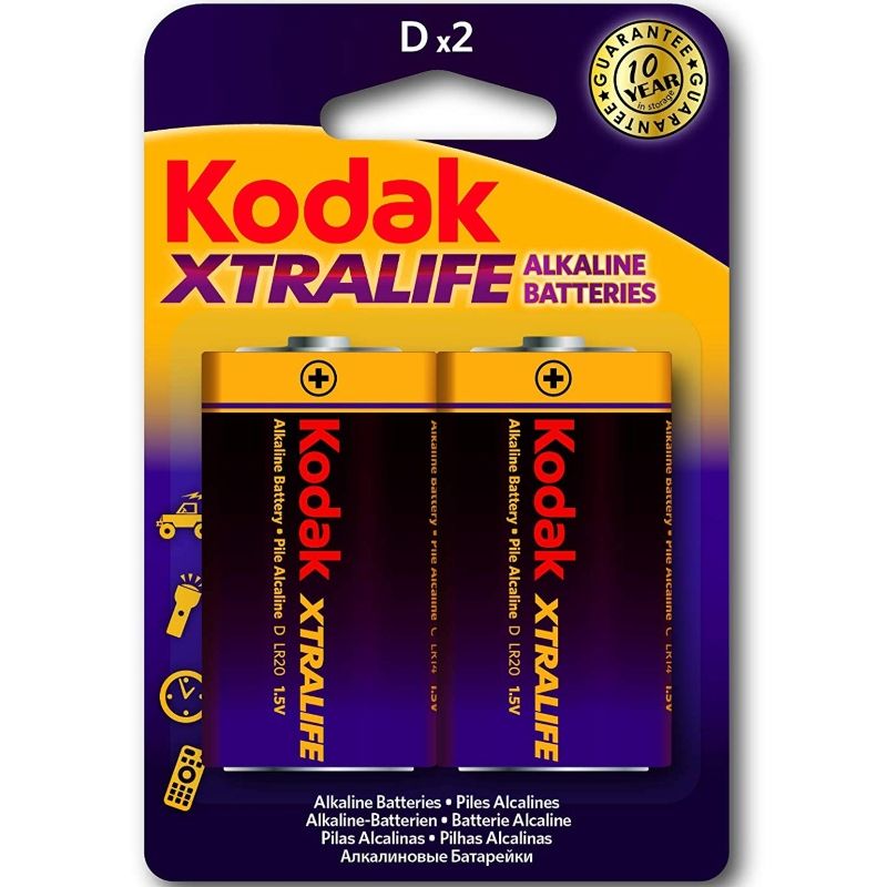 KODAK - XTRALIFE ALKALIPARISTOT LR20 D 1,5V