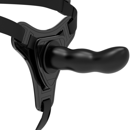 Fetish Submissive -strap-on, musta 16 cm