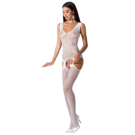 Passion Woman BS062 -bodystocking, valkoinen