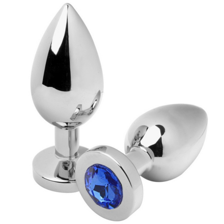 Metal Hard Diamond -anaalitappi, sininen, koko S