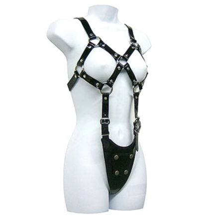 Leather Body Exposed Body Woman -vartalovaljaat