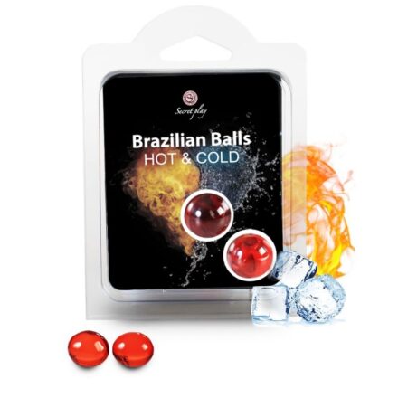 Secretplay Brazilian Balls Heat & Cold -hierontakuulat, 2 kpl