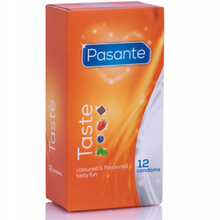 Pasante Taste -makukondomit, 12 kpl